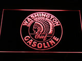 Washington Chief Gasoline LED Neon Sign Electrical - Red - TheLedHeroes