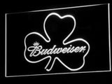 Budweiser Shamrock (2) LED Neon Sign Electrical - White - TheLedHeroes
