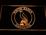 White Eagle Gasoline LED Neon Sign Electrical - Orange - TheLedHeroes