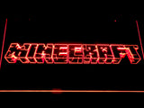 FREE Minecraft Logo LED Sign - Red - TheLedHeroes