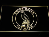 White Eagle Gasoline LED Neon Sign Electrical - Yellow - TheLedHeroes