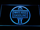 FREE White Rose Gasoline LED Sign - Blue - TheLedHeroes