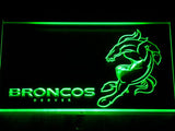 Denver Broncos (2) LED Sign - Green - TheLedHeroes