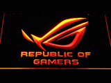 Republic of Gamers LED Sign - Orange - TheLedHeroes