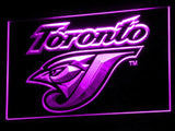 Toronto Blue Jays (4) LED Neon Sign USB - Purple - TheLedHeroes