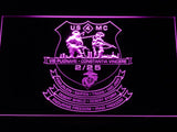 2nd Battalion 25th Marines LED Neon Sign USB - Purple - TheLedHeroes