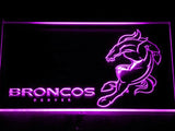 Denver Broncos (2) LED Neon Sign USB - Purple - TheLedHeroes