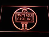 FREE White Rose Gasoline LED Sign - Red - TheLedHeroes