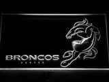 Denver Broncos (2) LED Sign - White - TheLedHeroes