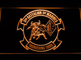 3rd Battalion 1st Marines LED Neon Sign USB - Orange - TheLedHeroes