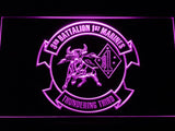 3rd Battalion 1st Marines LED Neon Sign Electrical - Purple - TheLedHeroes