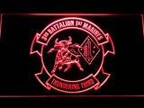 FREE 3rd Battalion 1st Marines LED Sign - Red - TheLedHeroes