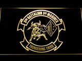 3rd Battalion 1st Marines LED Neon Sign USB - Yellow - TheLedHeroes