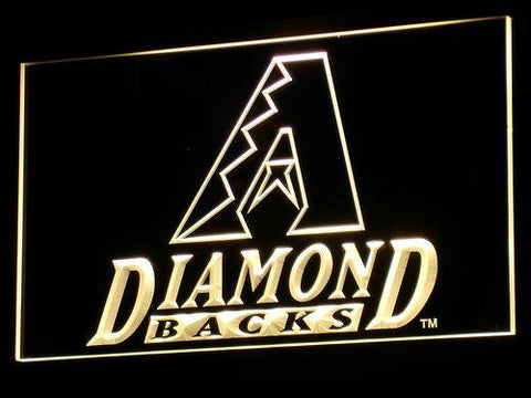 Arizona Diamondbacks (3) LED Neon Sign Electrical - Yellow - TheLedHeroes