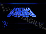 Mega Man LED Neon Sign Electrical - Blue - TheLedHeroes