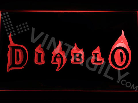 Diablo LED Sign - Red - TheLedHeroes