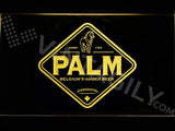 Palm LED Neon Sign USB - Yellow - TheLedHeroes