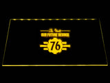 FREE Fallout 76 Our Future Begins! LED Sign - Yellow - TheLedHeroes