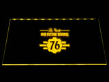 Fallout 76 Our Future Begins! LED Sign - Yellow - TheLedHeroes