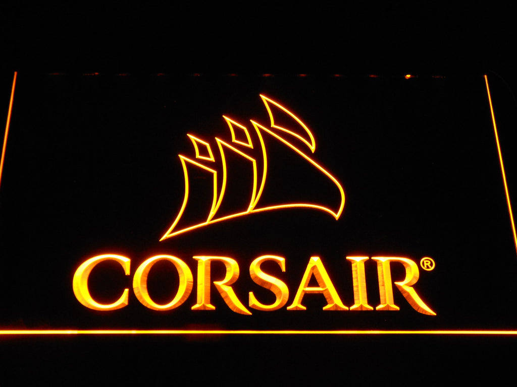 FREE Corsair LED Sign - Yellow - TheLedHeroes