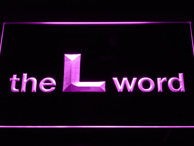 The L Word LED Neon Sign Electrical - Purple - TheLedHeroes