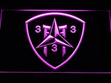 FREE 3rd Battalion 3rd Marines LED Sign - Purple - TheLedHeroes