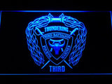 3rd Battalion 4th Marines LED Neon Sign USB - Blue - TheLedHeroes