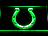 Indianapolis Colts (3) LED Neon Sign USB - Green - TheLedHeroes