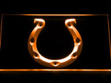 Indianapolis Colts (3) LED Neon Sign USB - Orange - TheLedHeroes