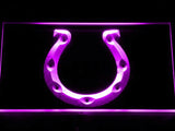 Indianapolis Colts (3) LED Neon Sign USB - Purple - TheLedHeroes