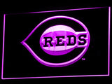 FREE Cincinnati Reds  LED Sign - Purple - TheLedHeroes