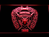 FREE 3rd Battalion 4th Marines LED Sign - Red - TheLedHeroes