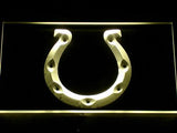 Indianapolis Colts (3) LED Neon Sign USB - Yellow - TheLedHeroes