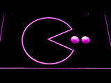 Pac-Man Logo LED Neon Sign Electrical - Purple - TheLedHeroes
