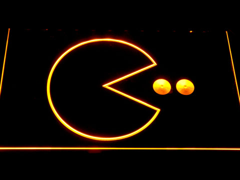 FREE Pac-Man Logo LED Sign - Yellow - TheLedHeroes