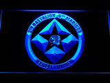 3rd Battalion 6th Marines LED Neon Sign Electrical - Blue - TheLedHeroes