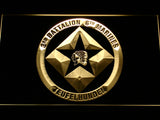 FREE 3rd Battalion 6th Marines LED Sign - Yellow - TheLedHeroes