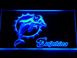 FREE Miami Dolphins (2) LED Sign - Blue - TheLedHeroes