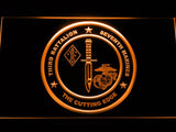 3rd Battalion 7th Marines LED Neon Sign Electrical - Orange - TheLedHeroes