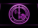 3rd Battalion 7th Marines LED Neon Sign USB - Purple - TheLedHeroes