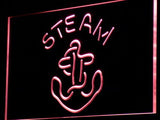 Steam Beer LED Neon Sign Electrical - Red - TheLedHeroes