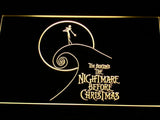 The Nightmare Before Christmas (4) LED Neon Sign Electrical - Yellow - TheLedHeroes