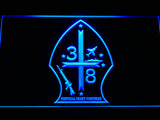 FREE 3rd Battalion 8th Marines LED Sign - Blue - TheLedHeroes