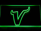 Minnesota Vikings V LED Sign - Green - TheLedHeroes