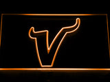 Minnesota Vikings V LED Sign - Orange - TheLedHeroes