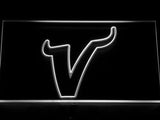 Minnesota Vikings V LED Neon Sign USB - White - TheLedHeroes