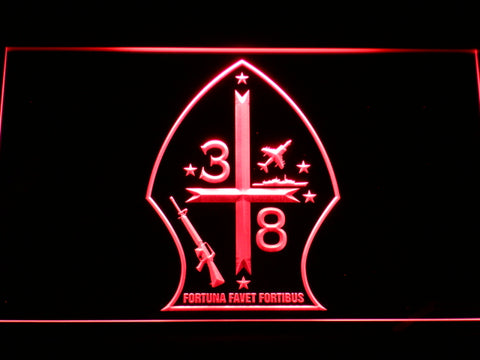 FREE 3rd Battalion 8th Marines LED Sign - Red - TheLedHeroes