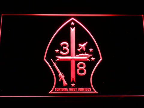 3rd Battalion 8th Marines LED Neon Sign Electrical - Red - TheLedHeroes