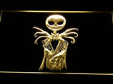 The Nightmare Before Christmas (5) LED Neon Sign USB - Yellow - TheLedHeroes