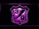 FREE 3rd Battalion 9th Marines LED Sign - Purple - TheLedHeroes